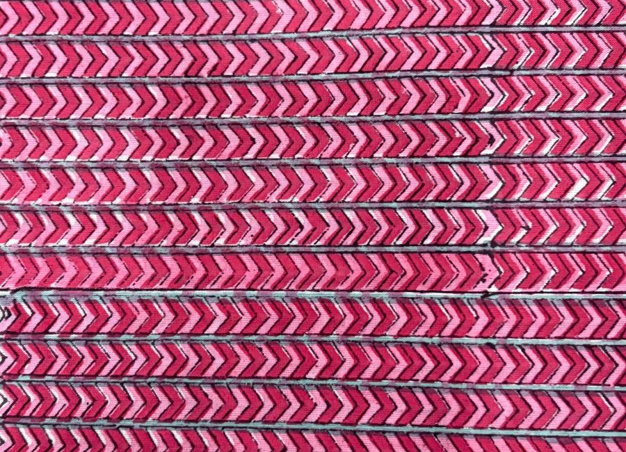 Estampado MAE - Espiga fucsia y azul