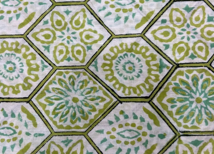 Estampado MIA - Geométrico verde