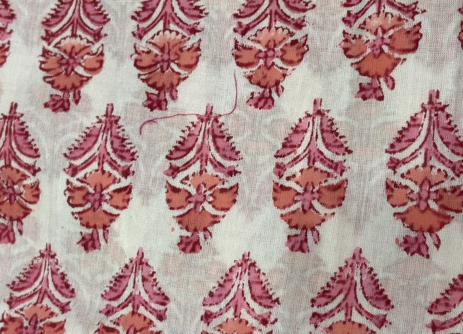 Estampado PAR - Hojas rojas
