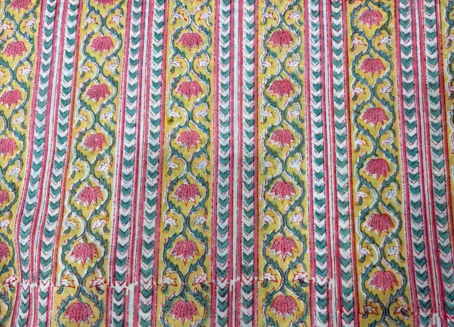 Estampado SAM - Rayas florales multicolor